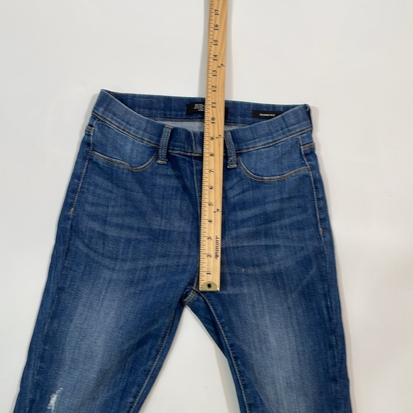 Judy Blue Pull-on Jeans Skinny Size 5 27 Destructed EUC - Picture 10 of 12